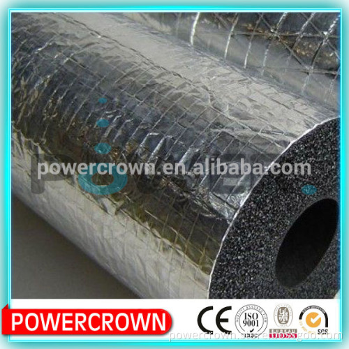 high quality low density sponge rubber pipe without aluminum foilmade in china
